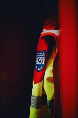 Jacke des Rettungsdienstes