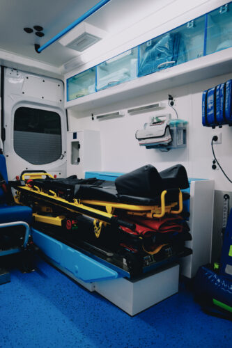 Innenraum Rettungsdienst
