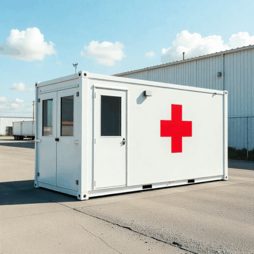 Sanitätsdienst Container